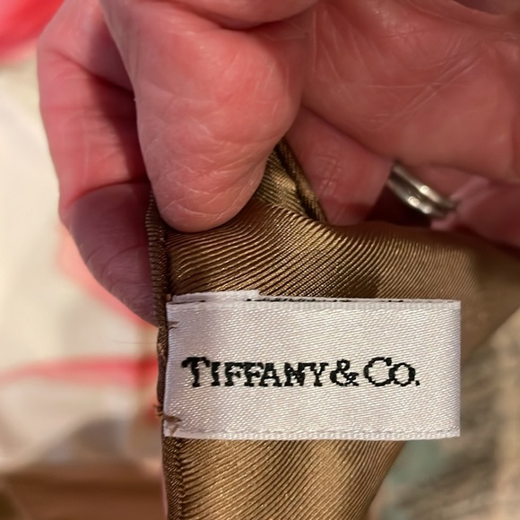 NWOT Tiffany & Co. Silk scarf - Picture 3 of 4